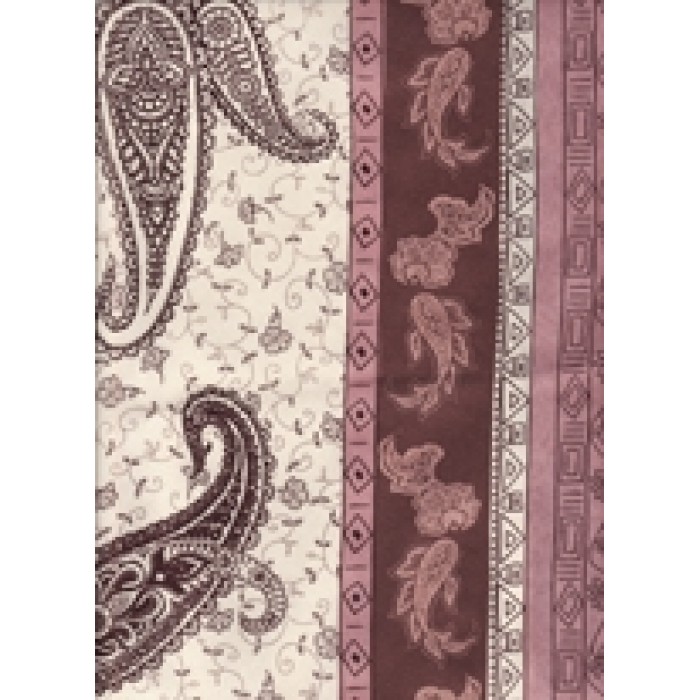Fata de masa din franta 160x160cm Cashemire Marron Rose