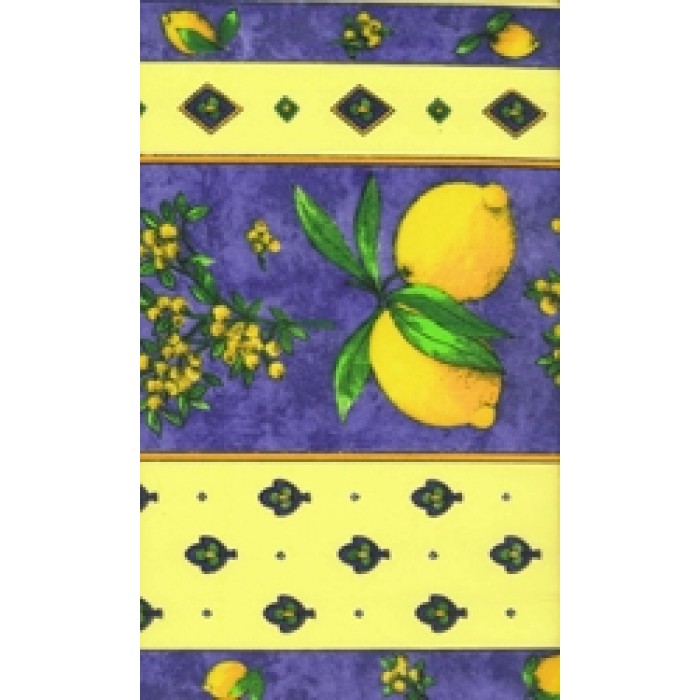 Fata de masa din franta 160x160cm CerisCitron bleu