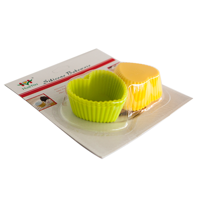 Forme silicon briose inima MN0198420 set 6 piese