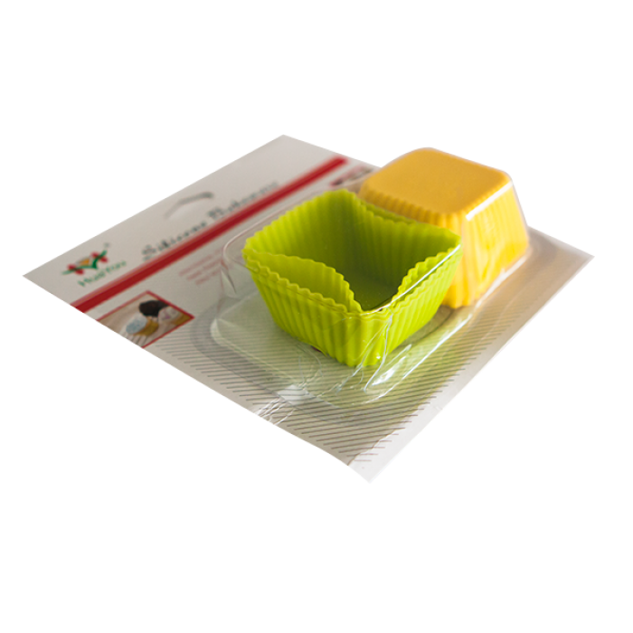 Forme silicon briose patrata MN0198419 set 6 piese