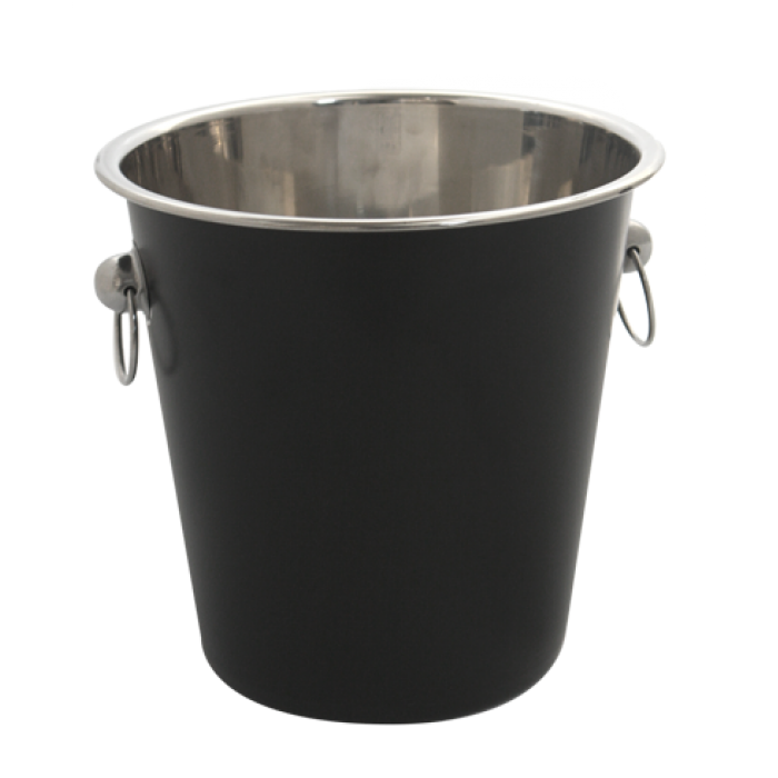 Frapiera inox RAKI 22cm cu inele, neagra