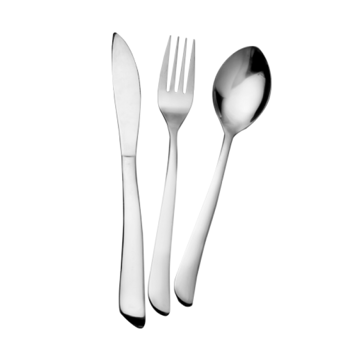 Set 6 furculite pentru desert CULINARO ROSE, inox
