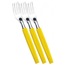 Furculita set 3 bucati SIMONAGGIO BELIZE cu maner plastic culoare galben MN015510