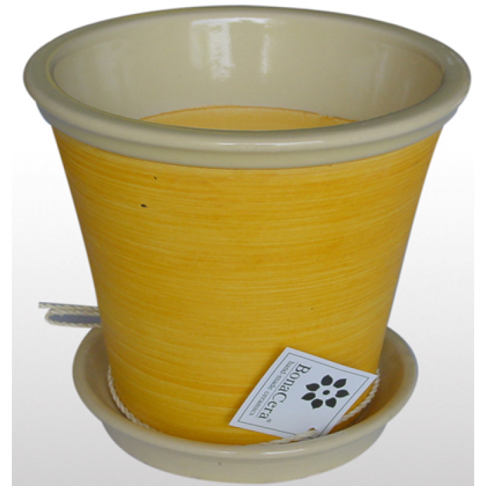 Ghiveci din ceramica pentru flori cu suport 6119 MN019705