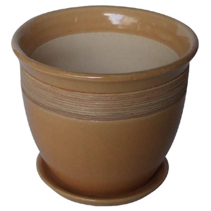 Ghiveci din ceramica pentru flori cu suport 6133B MN019712