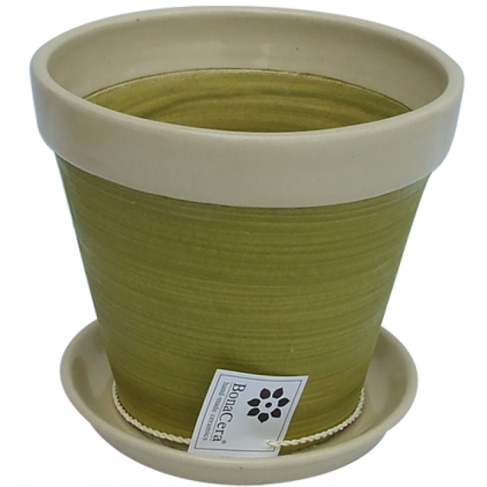 Ghiveci din ceramica pentru flori cu suport 6139 MN019713