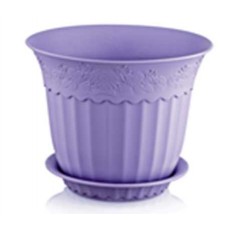 Ghiveci flori cu farfurie ANTIK 1,2lt 15x11cm MALINA MN0131492