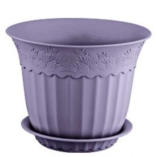 Ghiveci flori cu farfurie ANTIK 16,75lt 36x28cm LILA MN0131506