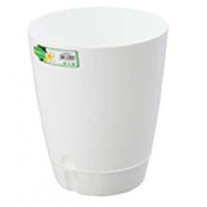 Ghiveci flori FIDJI N-1 800ml alba 11xh12,5cm MN0151231