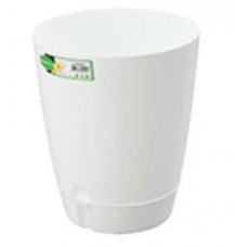 Ghiveci flori FIDJI N-2 1,5lt alba 13,5xh15cm MN0151203