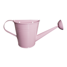 Ghiveci flori metalic decorativ FERONYA de perete forma stropitoare roz MN011660