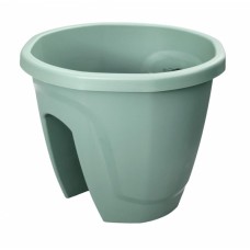 Ghiveci balustrada balcon SERINOVA 29,7x29,7xh24cm 7,5l culoare verde