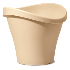 Giveci exterior perete dublu WAVE flori model TULIP 35cm 10 lt culoare bej MN0197153