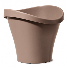 Giveci exterior perete dublu WAVE flori model TULIP 35cm 10 lt culoare cafea MN0197152