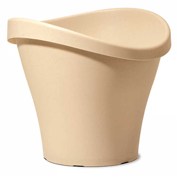 Giveci exterior perete dublu WAVE flori model TULIP 41cm 16,9 lt culoare bej MN0197155