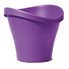 Giveci exterior perete dublu WAVE flori model TULIP 48cm 27,5 lt culoare mov MN0197127