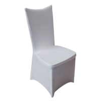 Husa elastica scaun catering RAKI culoare alba