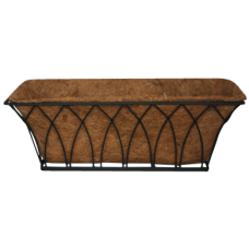 Jardiniera cu fibra de nuca de cocos 46x20x15cm MN019795