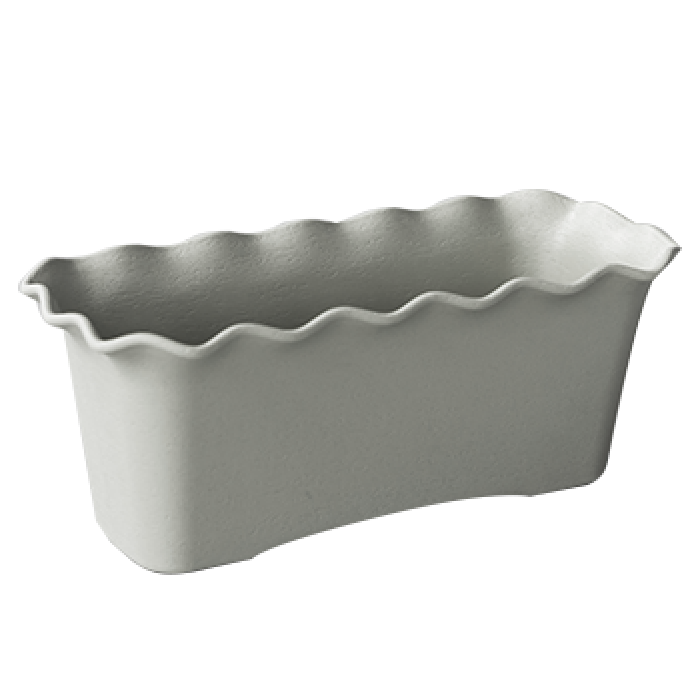 Jardiniera flori PREMIUM 30,5x14,5x12cm culoare gri MN019763