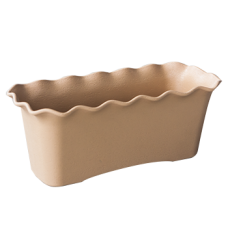 Jardiniera flori PREMIUM 41x18,7x16cm culoare cafea MN019764