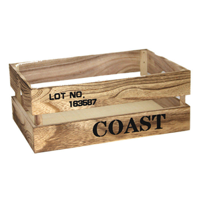 Ladita lemn depozitare RAKI COAST 36x26x14cm bej MN01981420