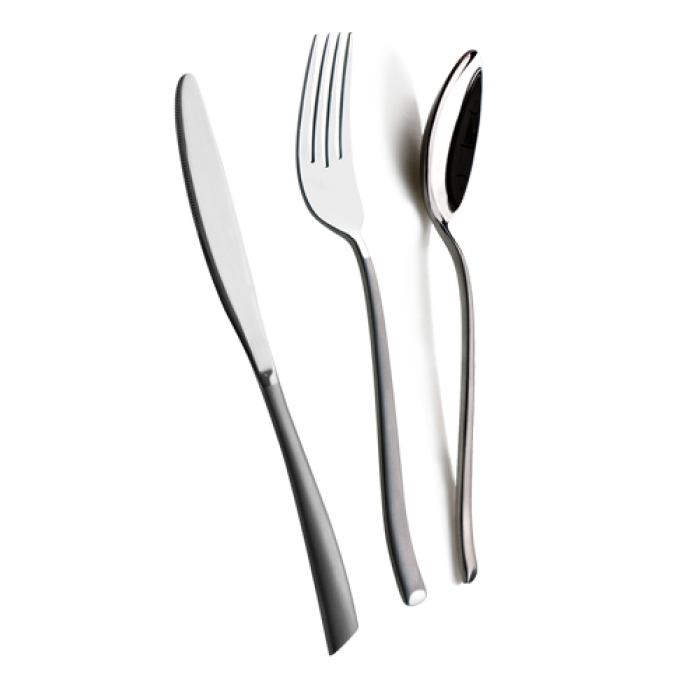 Set 6 linguri principale mari CULINARO IRIS, inox