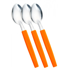 Lingura set 3 bucati SIMONAGGIO BELIZE cu maner plastic culoare orange MN015507
