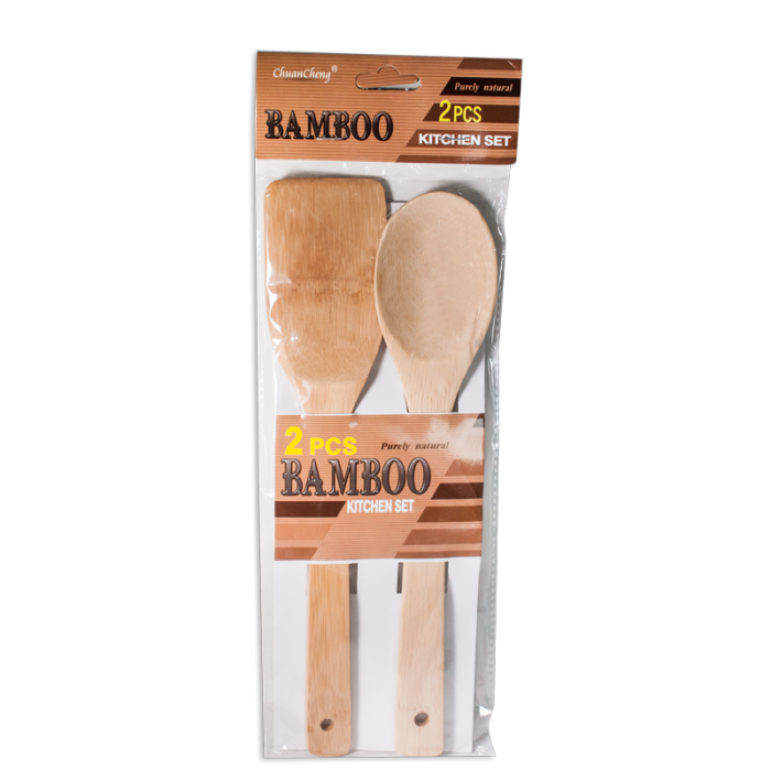 Set lingura si spatula bambus RAKI