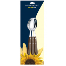 Set 6 linguri desert SIMONAGGIO CUCINA MIA cu maner lemn
