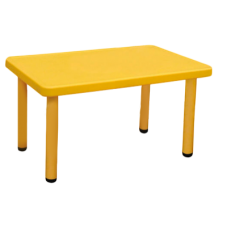 Masa dreptunghiulara pentru copii after school RAKI 122x61xh48cm galbena