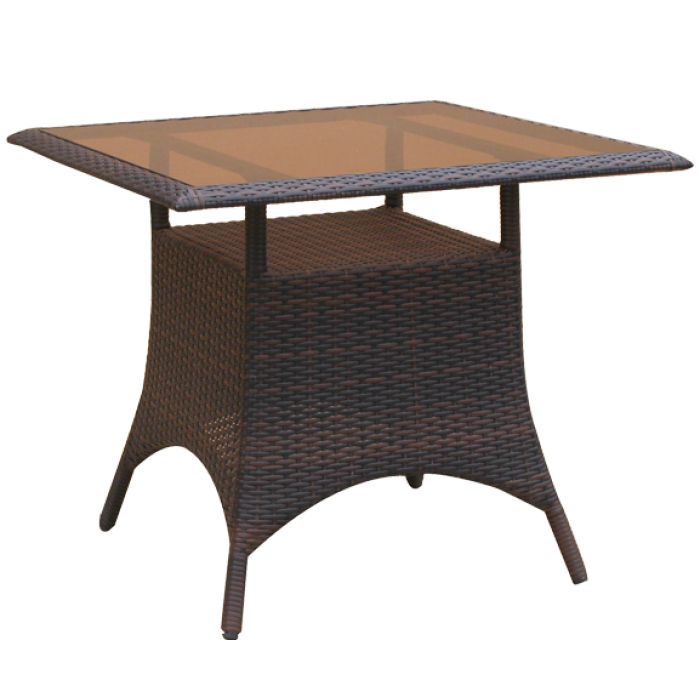 Masa gradina,terasa KALINA MORRO dreptunghiulara din ratan culoare cafea