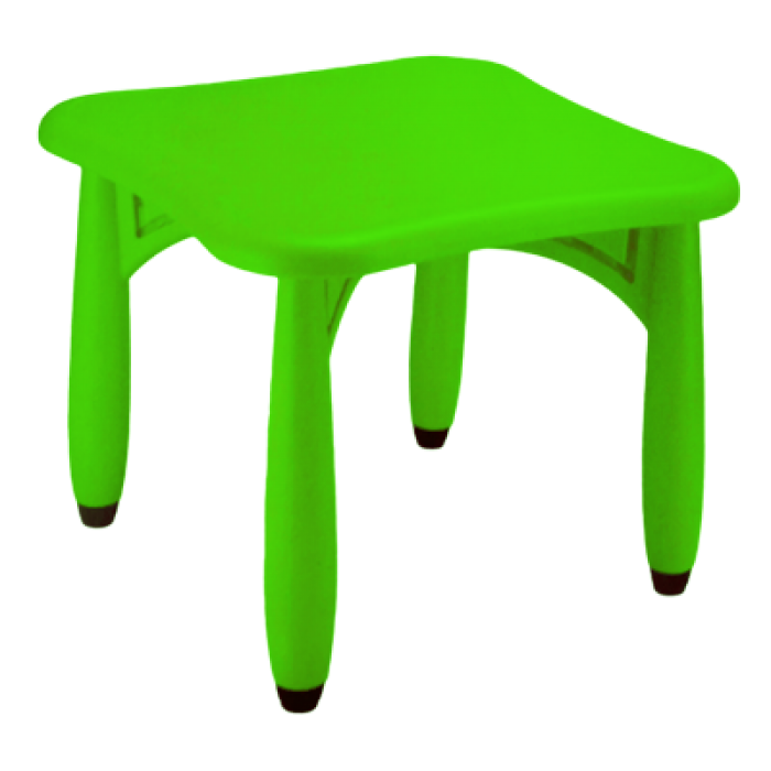 Masa patrata pentru copii after school RAKI 62x62xh52cm verde