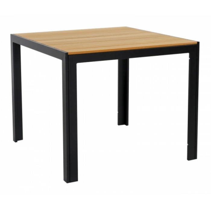 Masa patrata POLYWOOD NATURAL 90x90x74cm lemn artificial