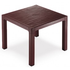 Masa CLASSI WOOD patrata culoare cafea