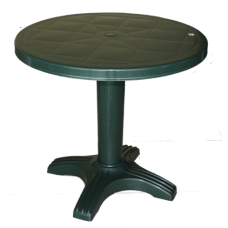 Masa VILHENA rotunda din masa plastica 80 cm culori alb,bej,verde