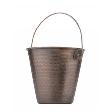 Mini galetusa pentru sosuri, cu relief, CULINARO ANTIQUE, D6,5xh6cm, 120ml, din inox cu strat cupru