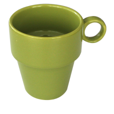 Ceasca JOKER din ceramica 10cm culoare verde