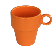 Ceasca JOKER din ceramica 10cm culoare orange