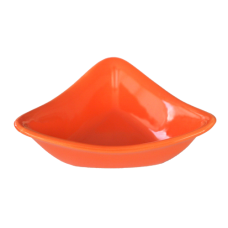 Bol ceramica triunghi 13cm culoare orange