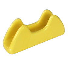 Suport servetele din ceramica 14cm culoare galben