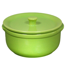 Oala ceramica 14cm 600ml culoare verde