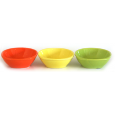 Bol ceramica patrat 25cm culoare orange