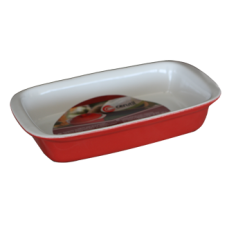 Tava ceramica CERUTIL 34x22x6cm rosie