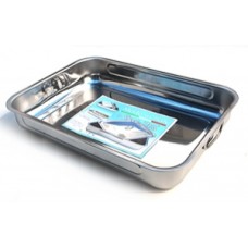 Tava inox dreptunghiulara RAKI BAVARIA PROMOTION, 40x28xh6cm, cu manere