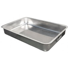 Tava inox dreptunghiulara RAKI, pentru cuptor, 60x40xh9,5cm, cu manere