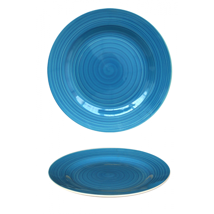 Farfurie ceramica 19cm albastra