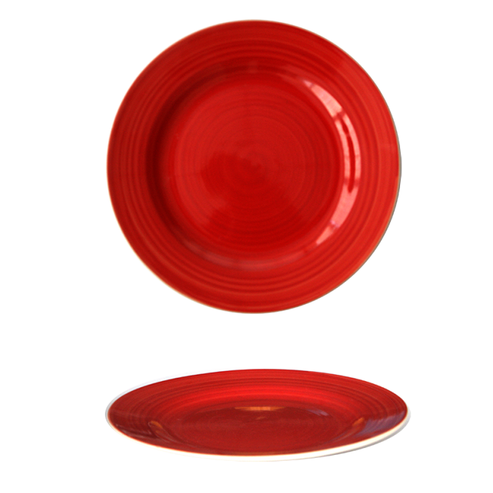 Farfurie ceramica 19cm rosie