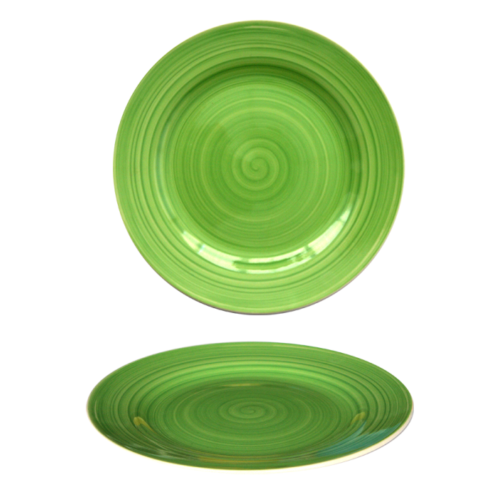 Farfurie ceramica 26,5cm verde
