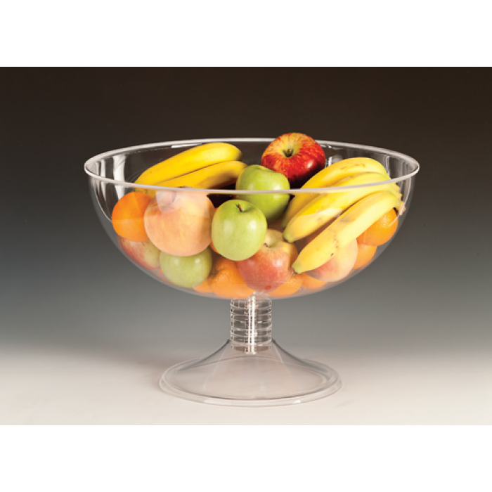 Fructiera acrilica rotunda cu picior RAKI, D43xh30cm