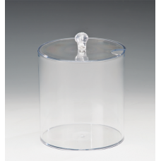 Recipient policarbonat rotund cu capac RAKI, 2,1l, D15xh16cm